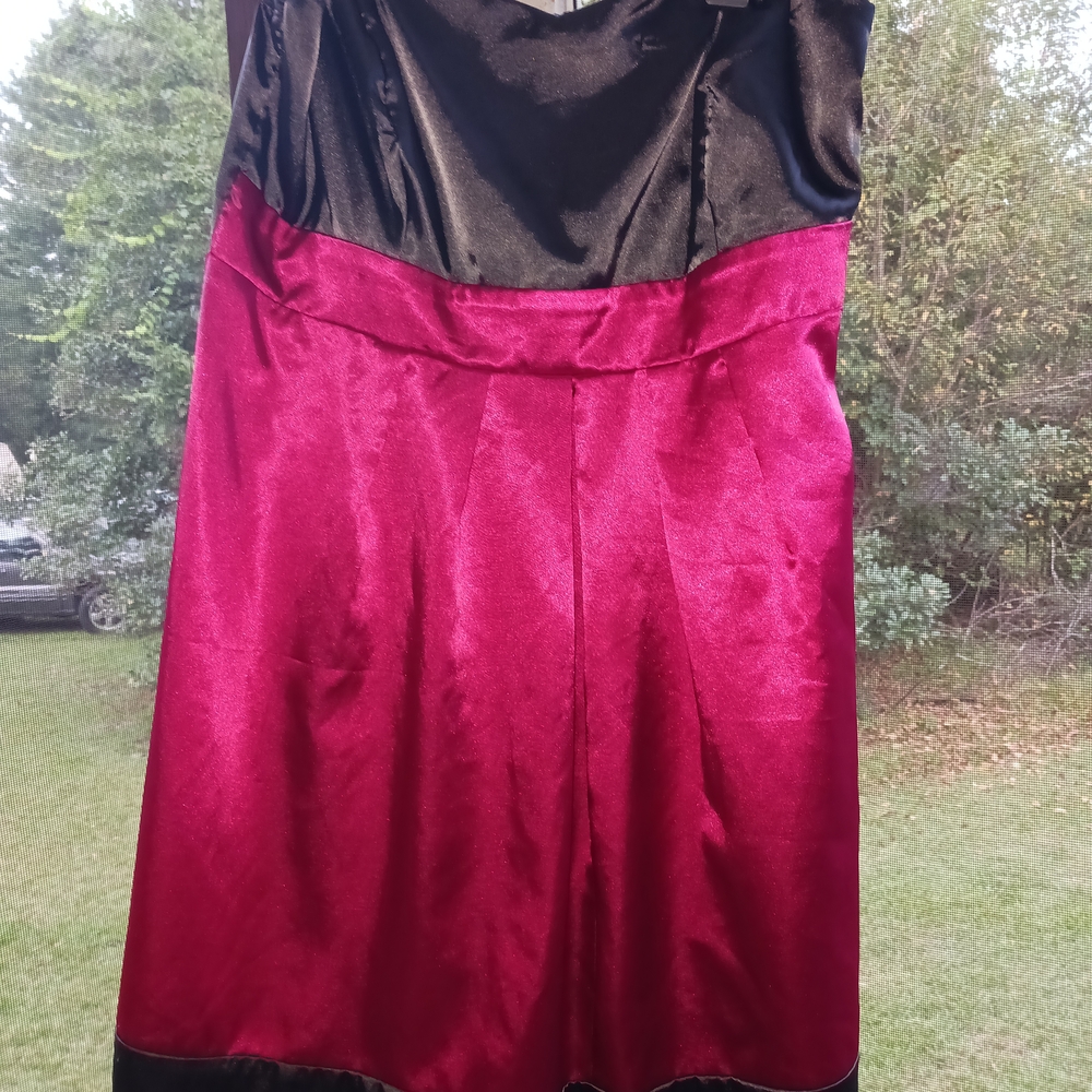 Elegant Black and Pink Women's Dress